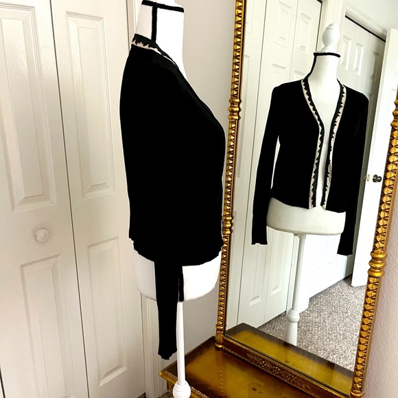 Viviana Uchitel Made in Argentina Cashmere Blend Open Sweater. Size Small - Picture 3 of 8